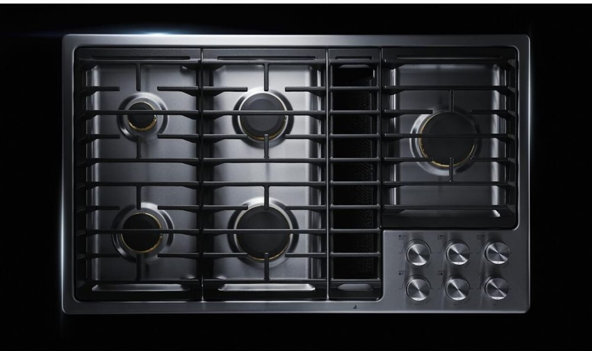 JennAir JGD3536GS cooktop detail