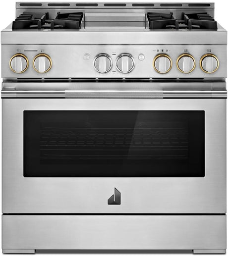 JennAir JGRP536HL RISE 36-Inch Gas Professional-Style Range Stainless Steel