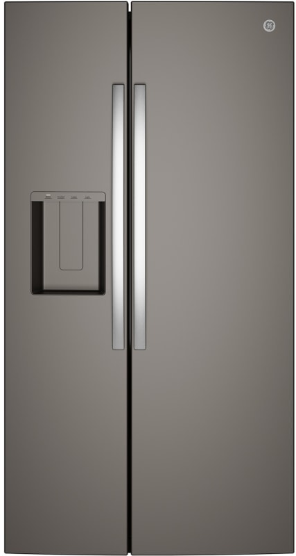 GE GSS28NMYES Side-By-Side Refrigerator Slate - Front View