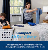 GE 5,000 BTU Mechanical Window Air Conditioner, 115V, Small Rooms up to 150 sq. ft., White