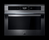 JennAir JJW6024HL 24-inch steam wall oven angled view