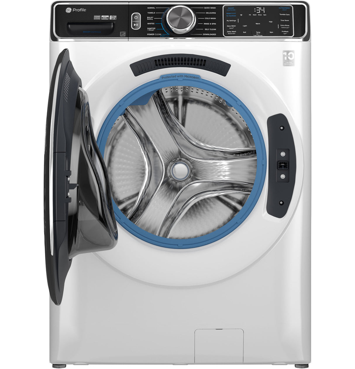 GE Profile PFW870SSVWW laundry pair