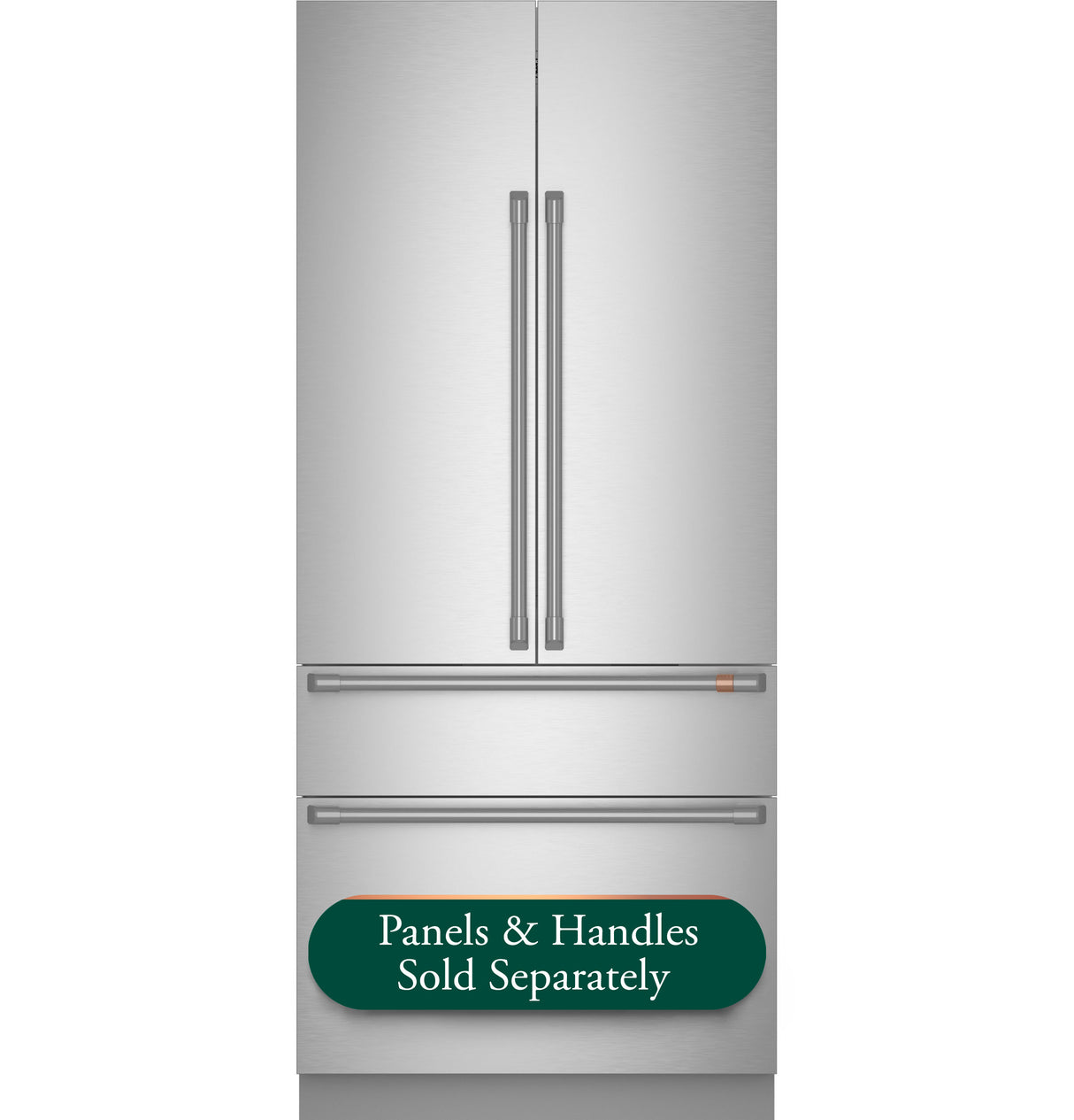 Café 36" Panel-Ready Fully Integrated French-Door Refrigerator, 20.1 cu. ft. with Convertible Climate Drawer & WiFi - Custom Panel