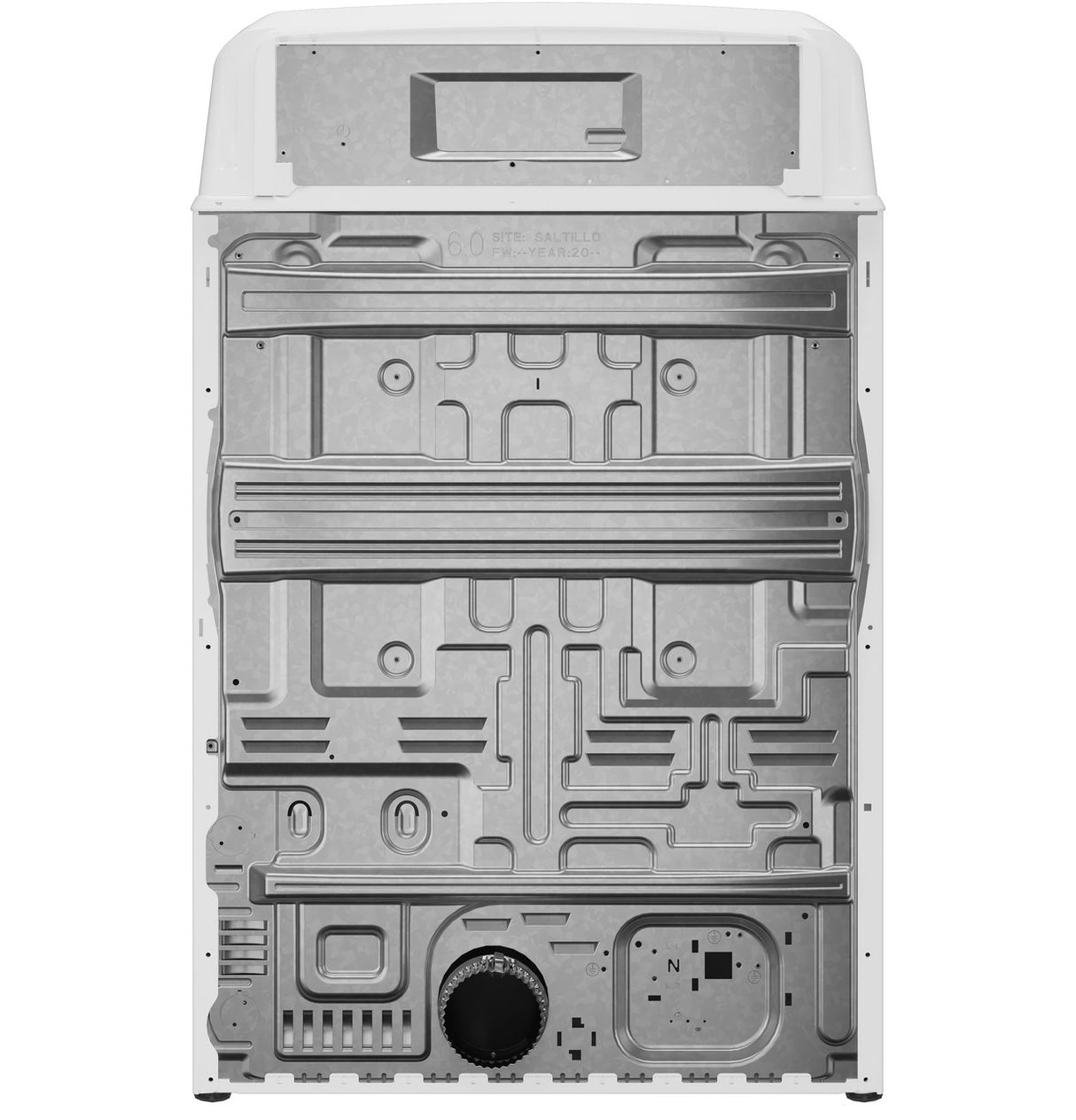 GE 6.2 cu. ft. Capacity Vented Gas Dryer with Auto Dry, Up To 120 ft. Long Venting and Shallow Depth - White