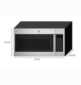 GE JVM7195RWSS microwave charcoal filter