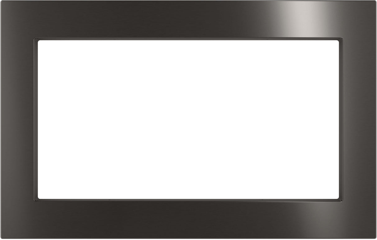 GE Profile JX7230BLTS 30 Inch Built-In Trim Kit Black Stainless Steel front view
