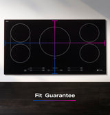 GE Profile ENERGY STAR 36 in. Built-In Touch Control Induction Cooktop - PHP6036DWBB