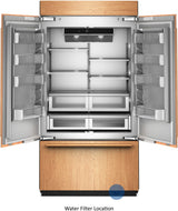 KitchenAid KBFN542TPA platinum interior
