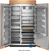KitchenAid KBSN748TPA platinum interior