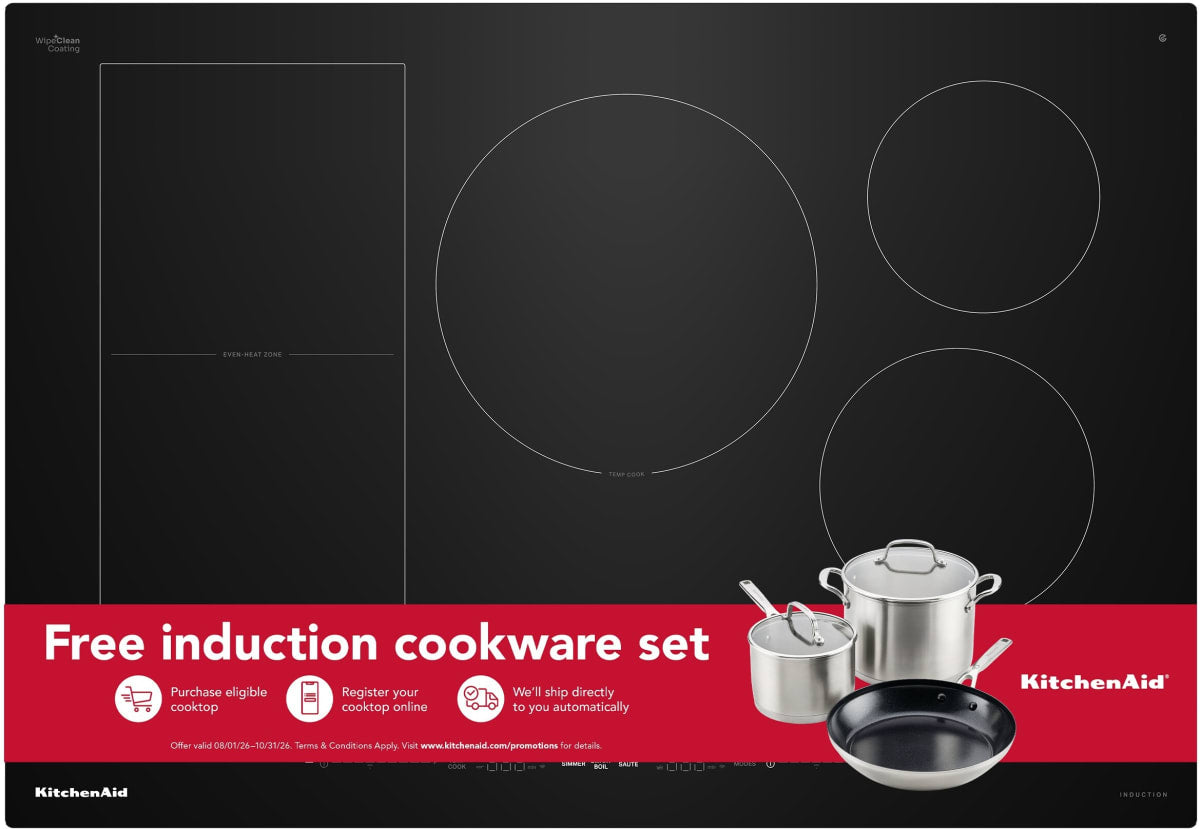 KCIT730SBL KitchenAid Induction Cooktop