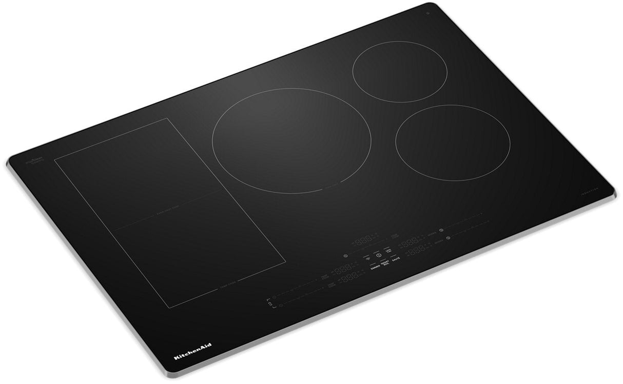 KitchenAid KCIT730SSS induction cooktop left angle view