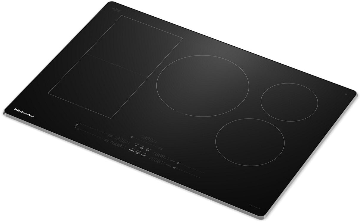 KitchenAid KCIT730SSS induction cooktop right angle view