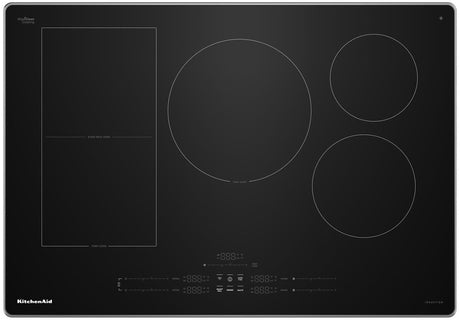 KitchenAid KCIT730SSS 30 Inch Induction Cooktop front view