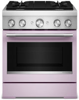 KitchenAid KFDS930SWF 30 Inch Commercial-Style Dual Fuel Range Wildflower front view