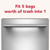 KitchenAid KTTP515TSS trash compactor - compacted trash bin