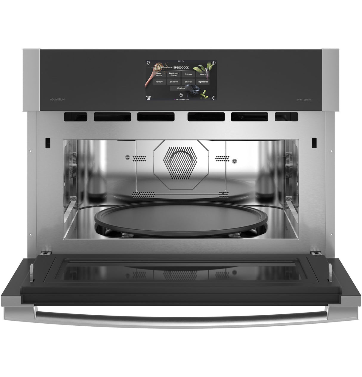 GE Profile 30 in. Built-In Advantium Speedcook Wall Oven, Stainless Steel - PSB9100SVSS