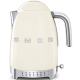 Smeg 50's Retro Design KLF04CRUS Electric Variable Temperature Kettle 56 oz. in Cream