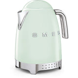 Smeg 50's Retro Design KLF04PGUS Electric Variable Temperature Kettle 56 oz. in Pastel Green