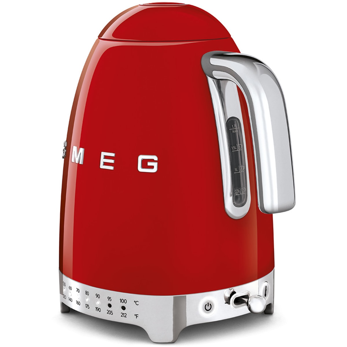 Smeg 50's Retro Design KLF04RDUS Electric Variable Temperature Kettle 56 oz. in Red