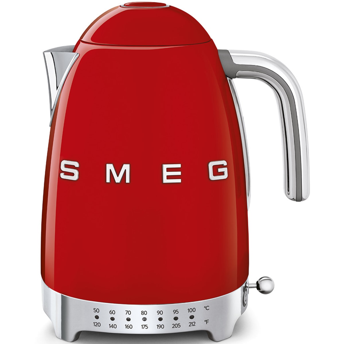 Smeg 50's Retro Design KLF04RDUS Electric Variable Temperature Kettle 56 oz. in Red