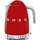 Smeg 50's Retro Design KLF04RDUS Electric Variable Temperature Kettle 56 oz. in Red