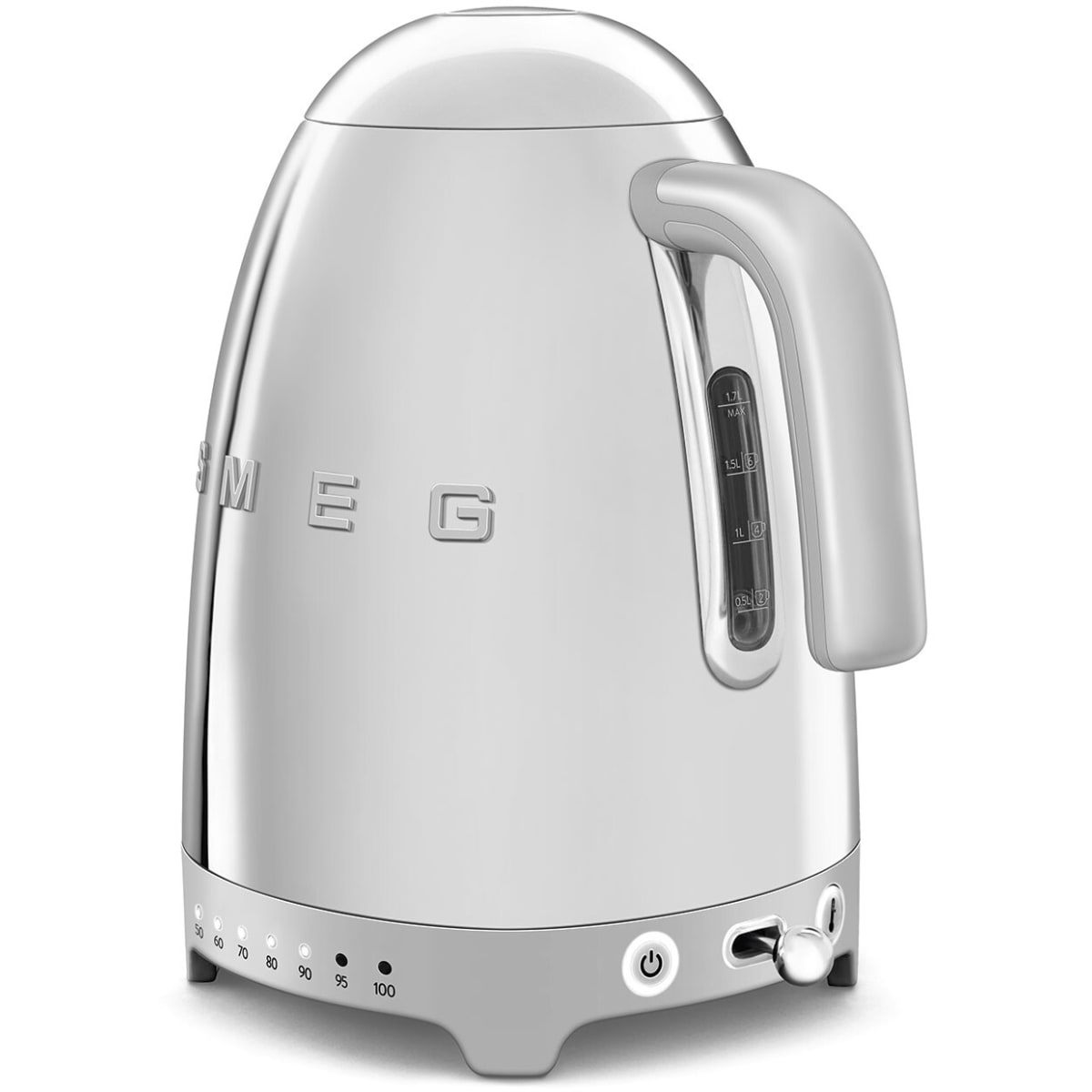 Smeg 50's Retro Design KLF04SSUS Electric Variable Temperature Kettle 56 oz. in Stainless Steel