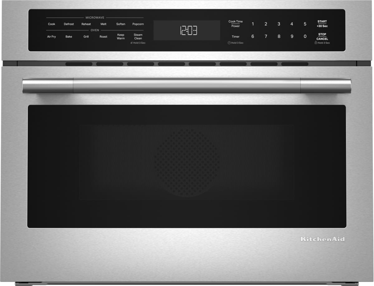 KitchenAid KMBS724SPS 24-inch built-in convection microwave speed oven