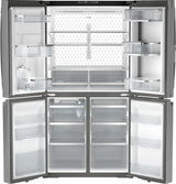 GE Profile PHD23BYWFS refrigerator doors open