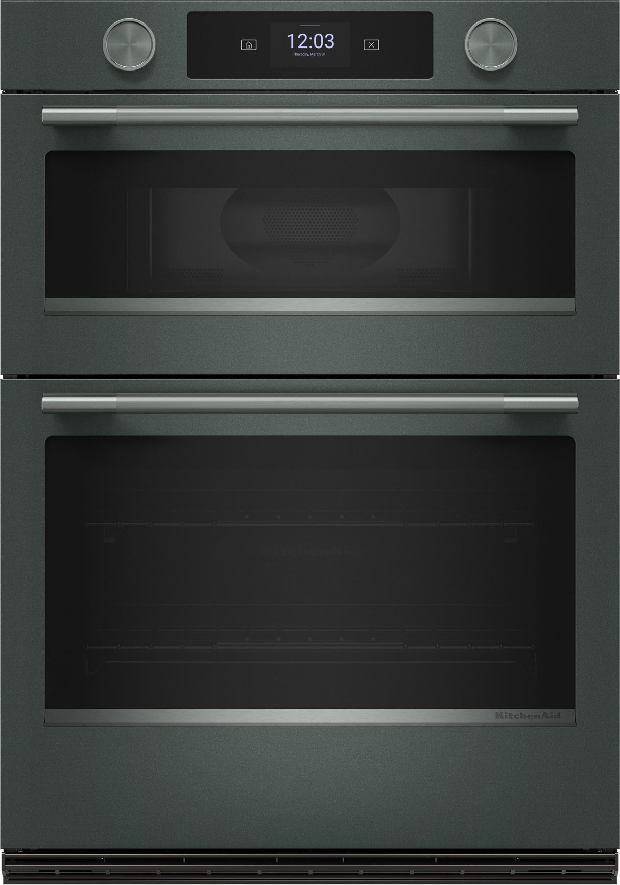 KitchenAid KOEC930SJP 30 Inch Combination Wall Oven Juniper front view