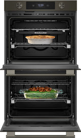 KitchenAid KOED930SBE 30 Inch Double Wall Oven Black Ore detail view