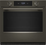 KitchenAid KOES930SBE 30 Inch Single Smart Electric Wall Oven Black Ore front view