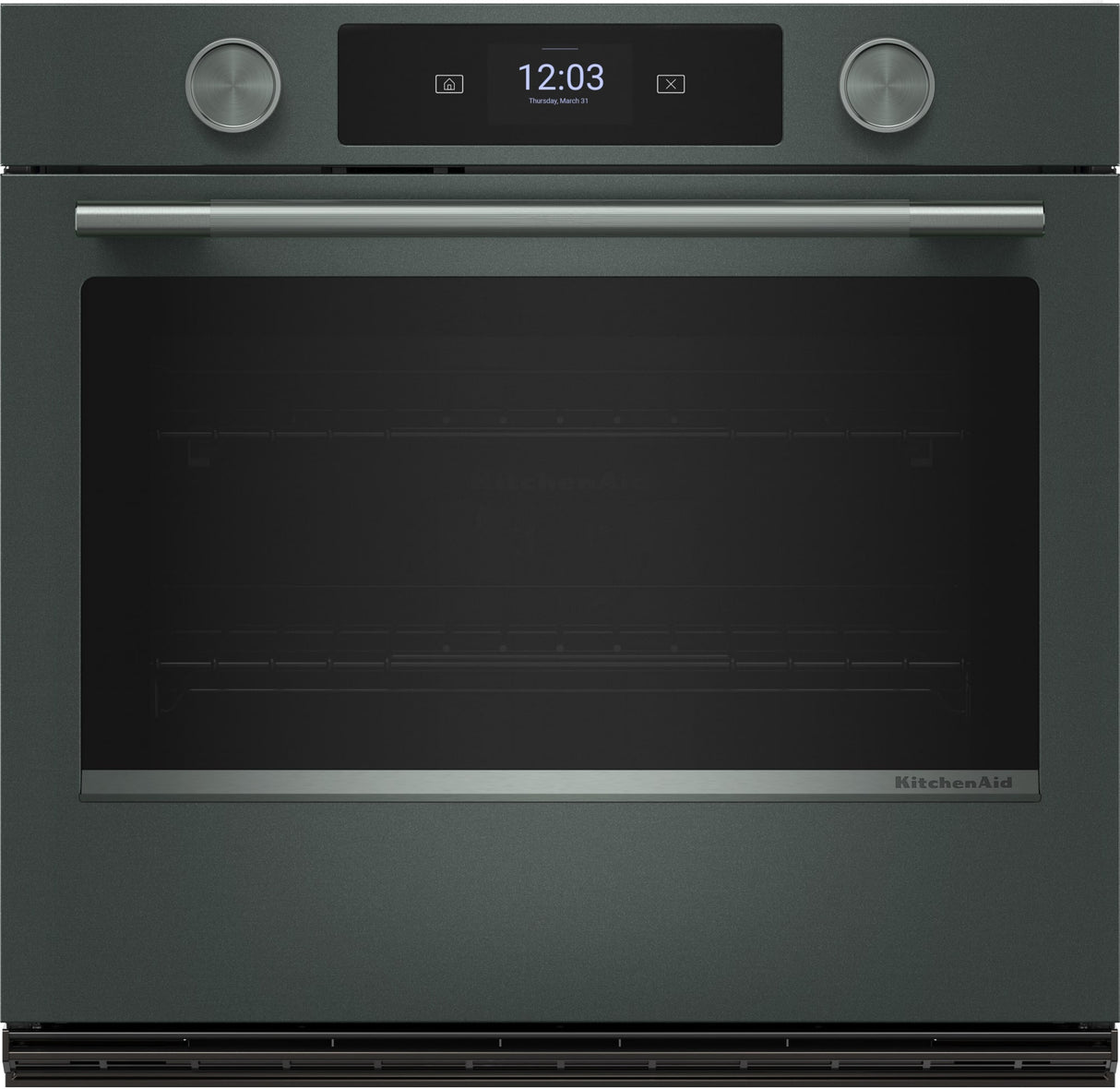 KitchenAid KOES930SJP 30 Inch Single Smart Electric Wall Oven Juniper front view