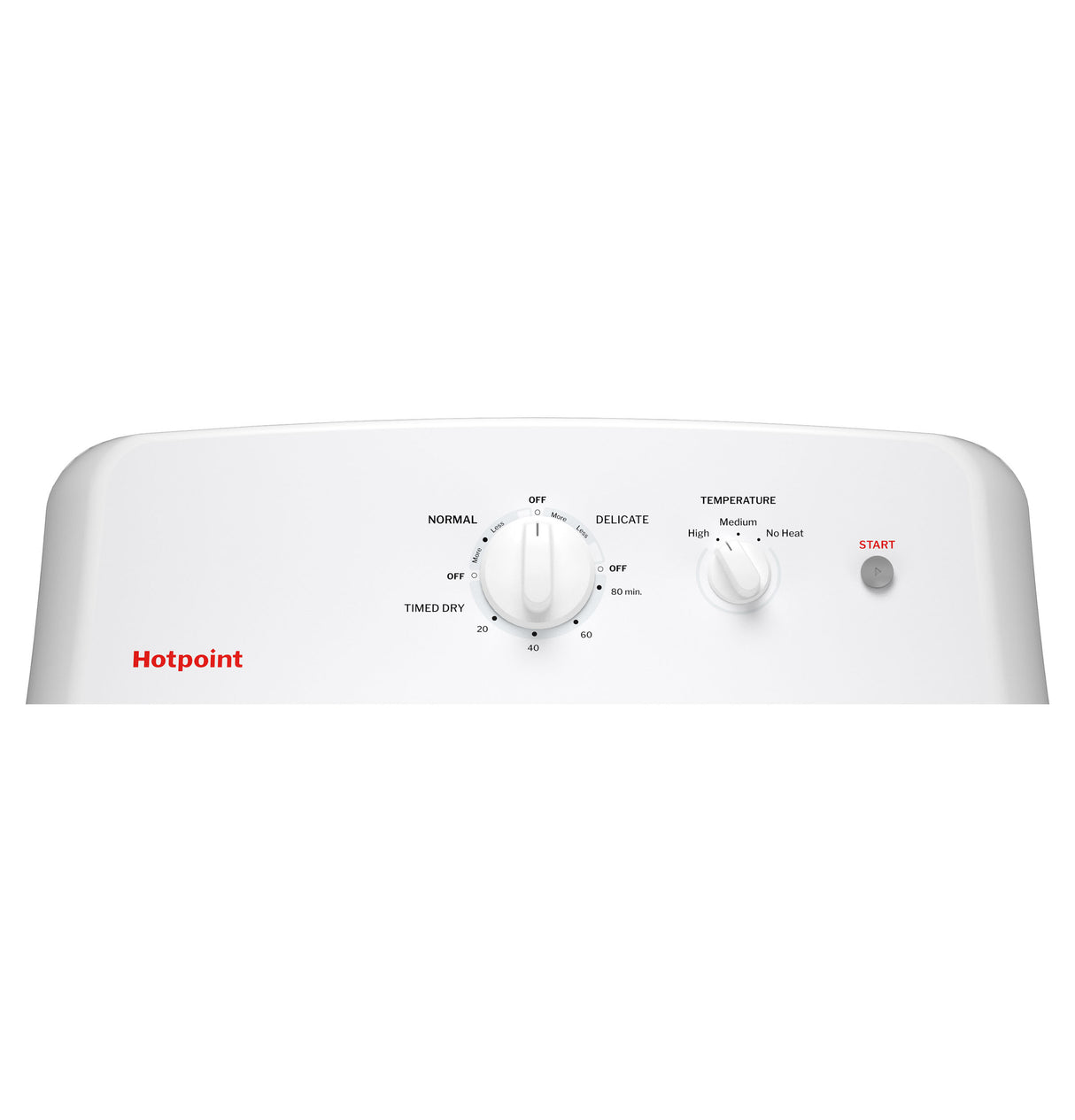 Hotpoint HTX26EASWWW electric dryer - angled view