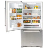 KitchenAid KRBL102ESS 33" 22 cu. ft. Bottom Mount Refrigerator in Stainless Steel