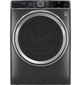 GE Profile PFW955SPWDS washer - door open with stainless basket