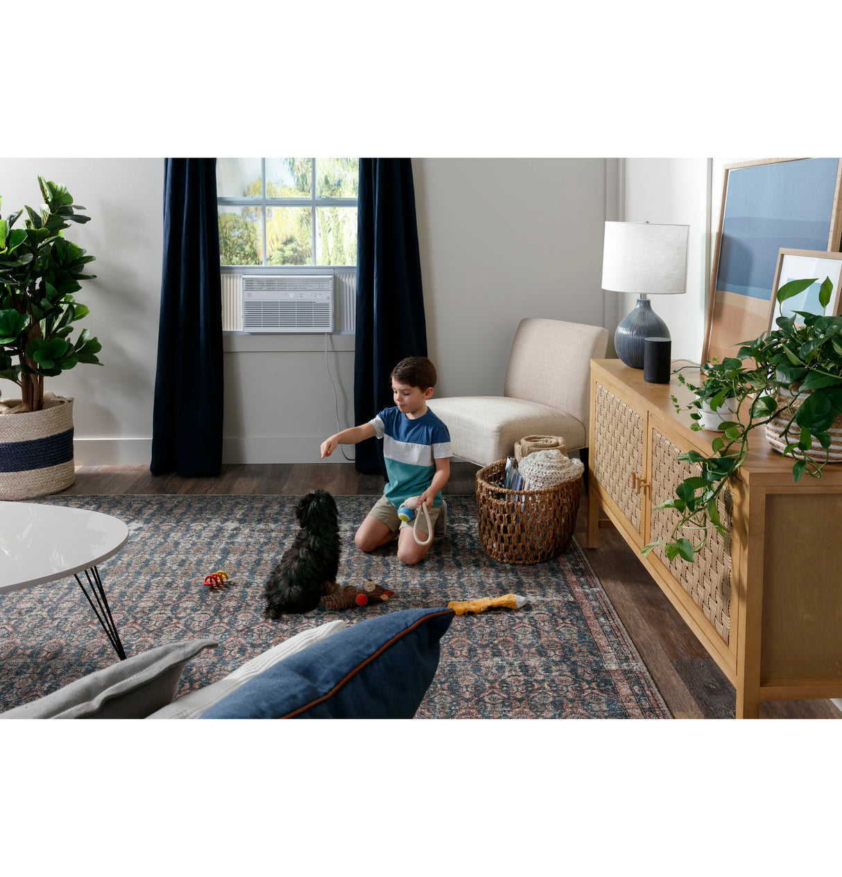 GE(R) 23,700 BTU Smart Electronic Window Air Conditioner for Extra-Large Rooms up to 1500 sq. ft. - (AHFK24BA)
