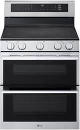 LG LDEL7324YE range front