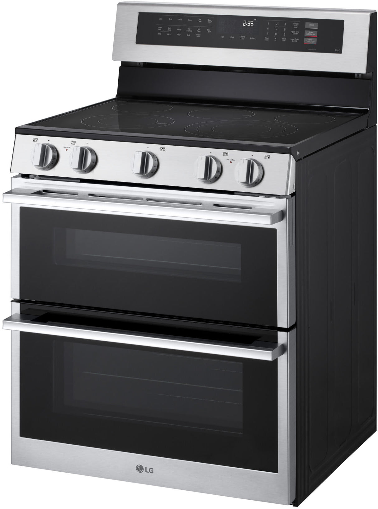 LG LDEL7324YE range left angle