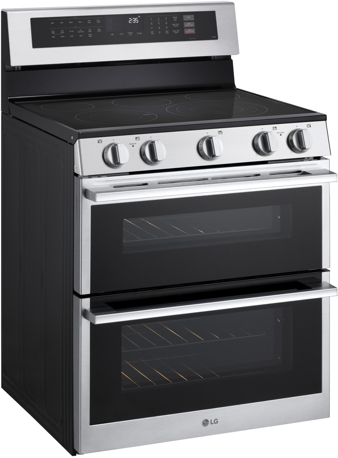 LG LDEL7324YE range right angle lit