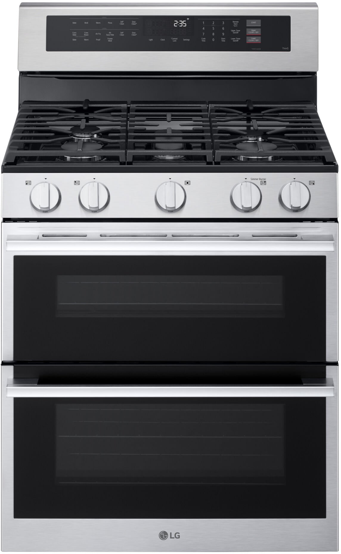 LG LDGL6924Y gas range front