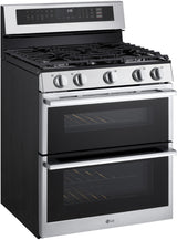 LG LDGL6924Y gas range right angle lit