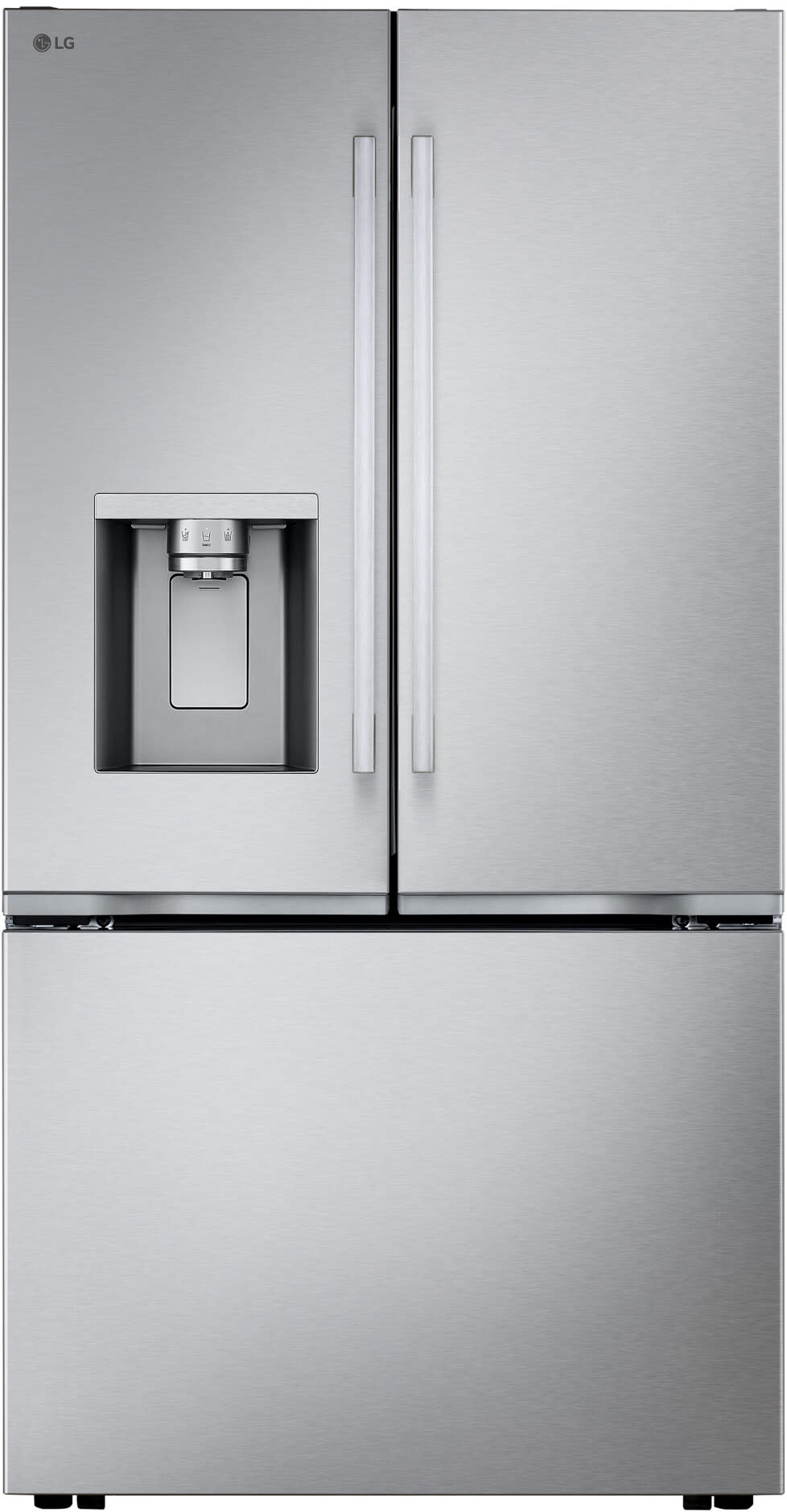 LG LF24Z6330S thin door refrigerator front view