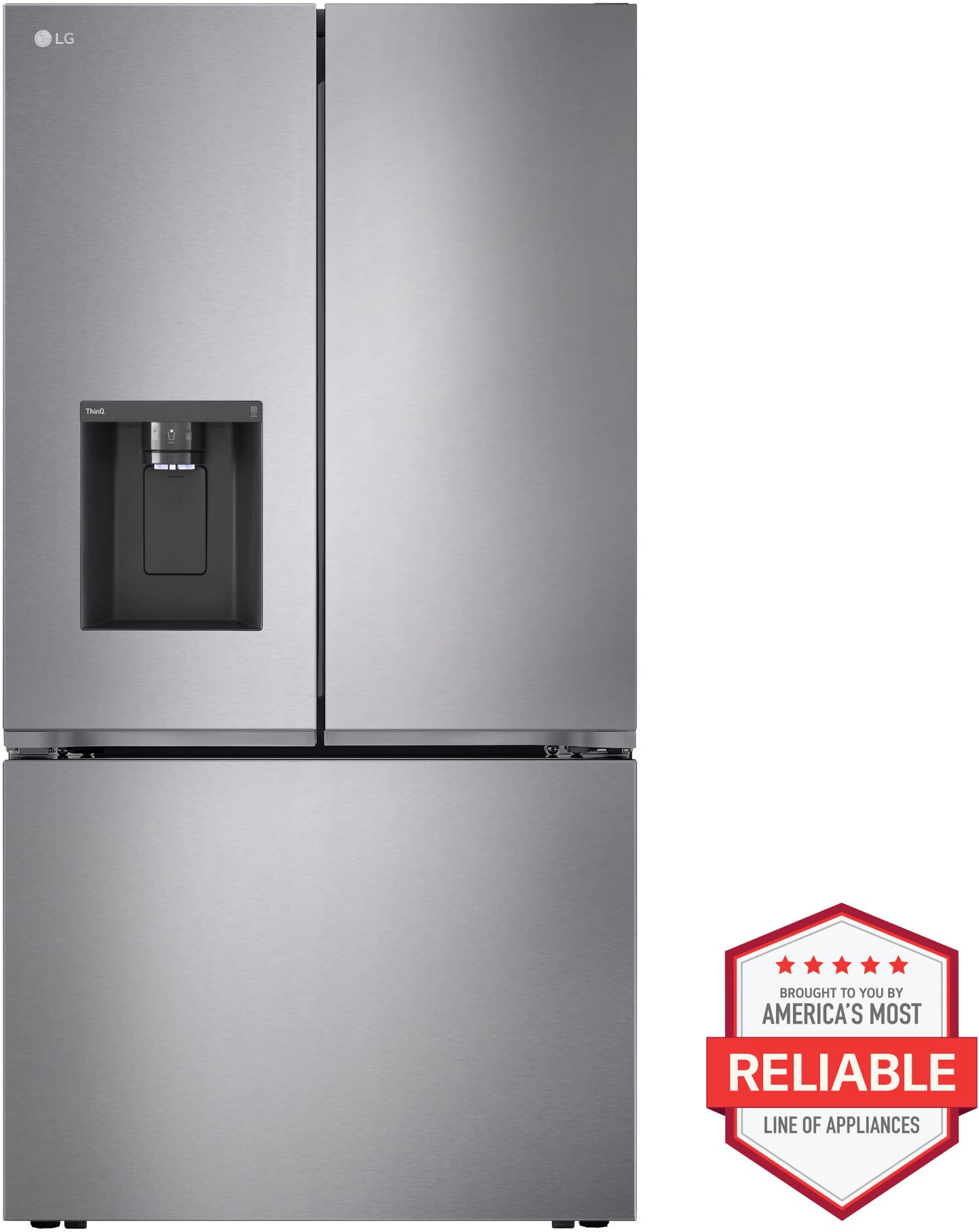 LG LF26C6230V refrigerator reliability badge