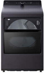 LG DLE8400BE electric dryer drum interior view