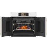 Café CTS90FP4ZW2 wall oven 7 inch full-color touch LCD display detail