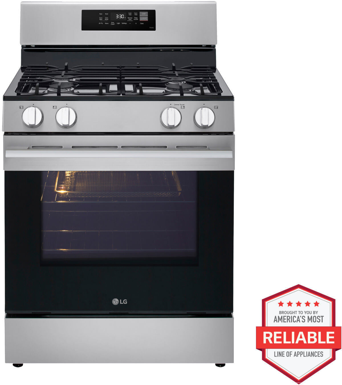 LG LRGN6321Y gas range reliability badge image