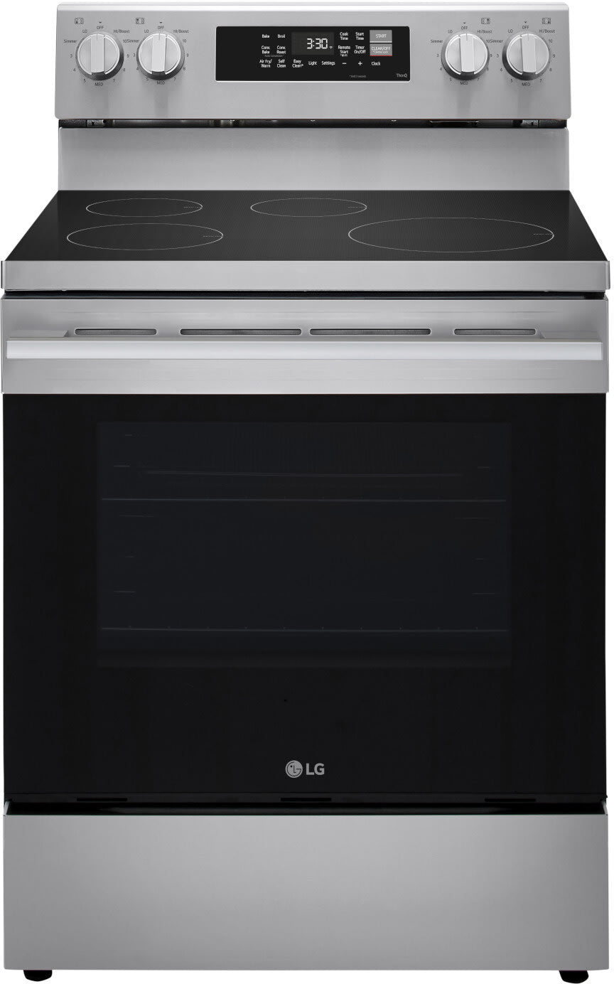 LG LRIN6323YE induction range front