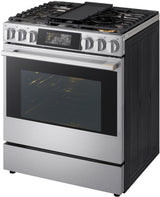 LG SIGNATURE LSGU6339X gas range left angle