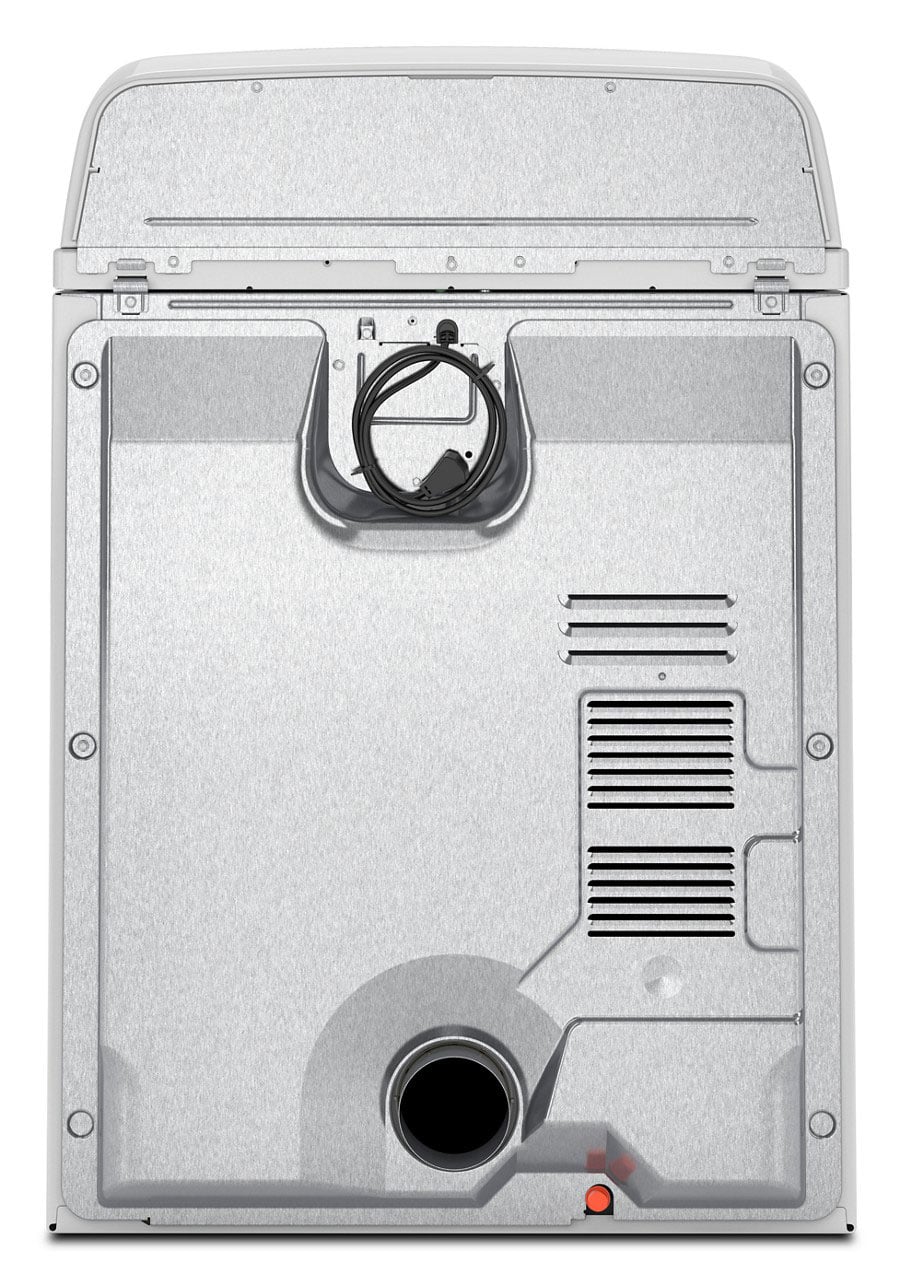 Maytag MGD4005SW gas dryer - rear view with gas connection