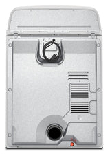 Maytag MGD4005SW gas dryer - rear view with gas connection